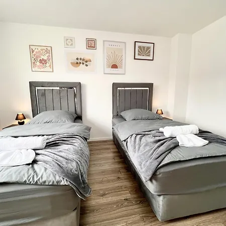 Zentrale 3 Balkon Messe 아파트 *