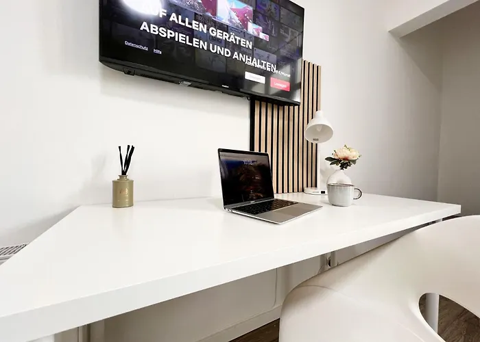 Zentrale 3 Balkon Messe 아파트 *