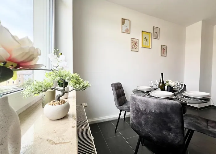 Zentrale 3 Balkon Messe 아파트 *