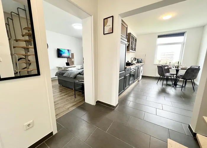 아파트 Zentrale 3 Balkon Messe 에센